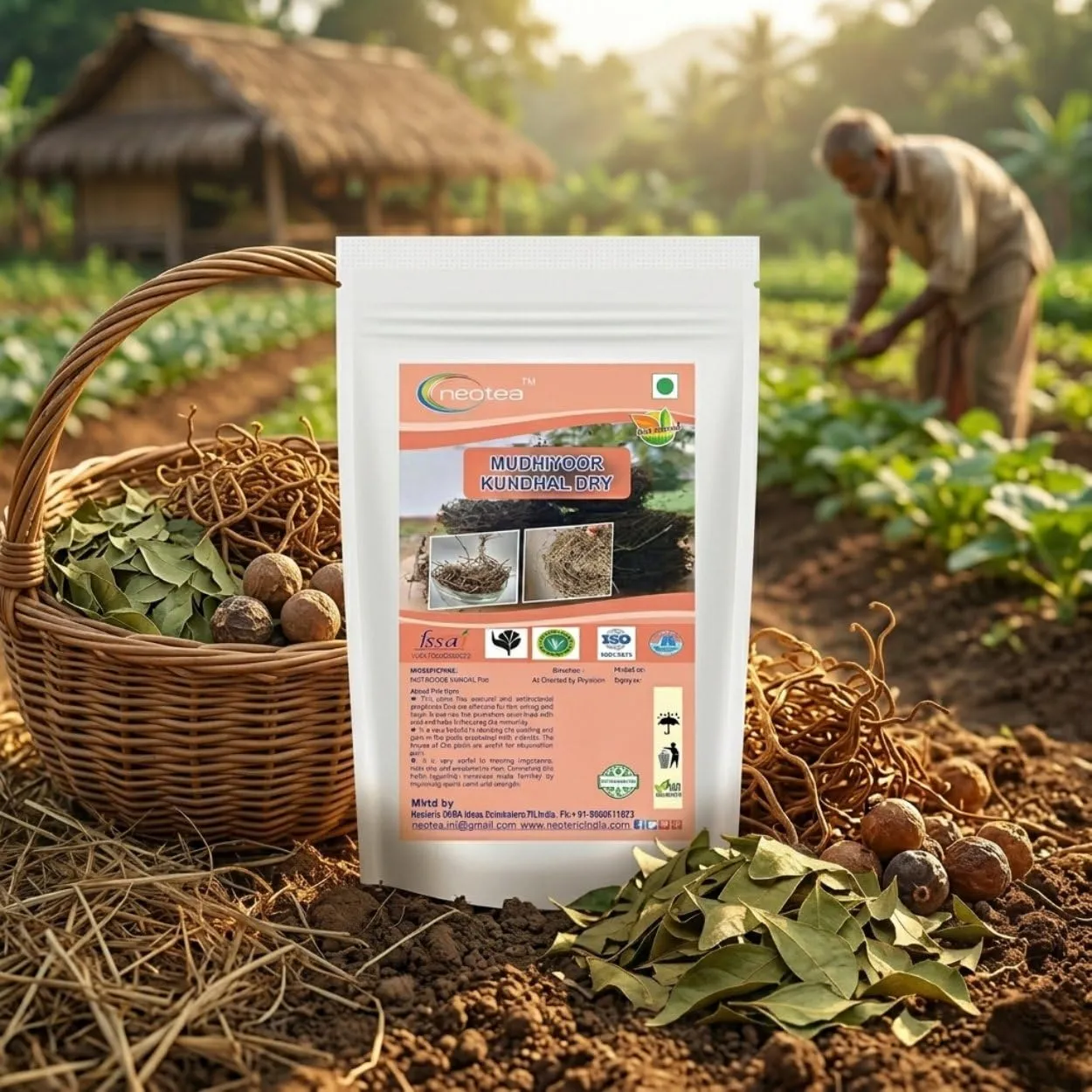 Muthiyar Koonthal Powder | Traditional Herbal Powder | Naturally Sourced & Finely Ground | Pure Plant-Based Ingredient for Traditional Beauty & Personal Care Routines | Carefully Packed | 100% Natural