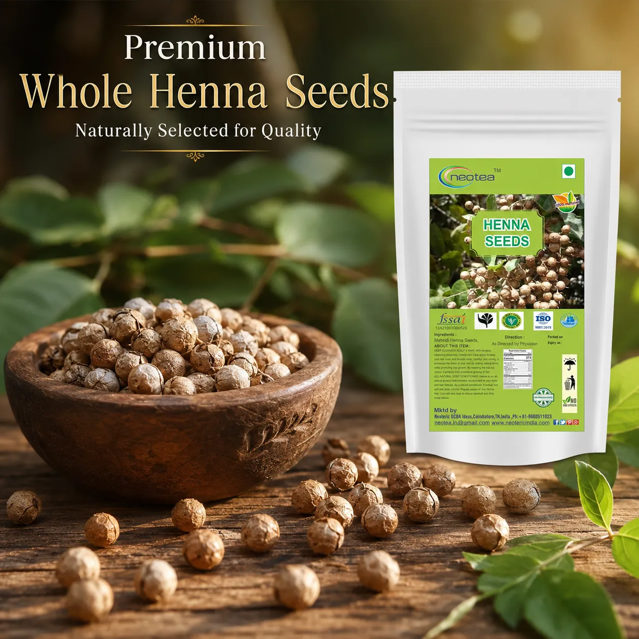 Henna Seeds Whole Natural Premium Quality | Carefully Cleaned & Packed Henna Seed | Traditional Herbal Ingredient for Everyday Use | Natural Seeds for Home Preparation