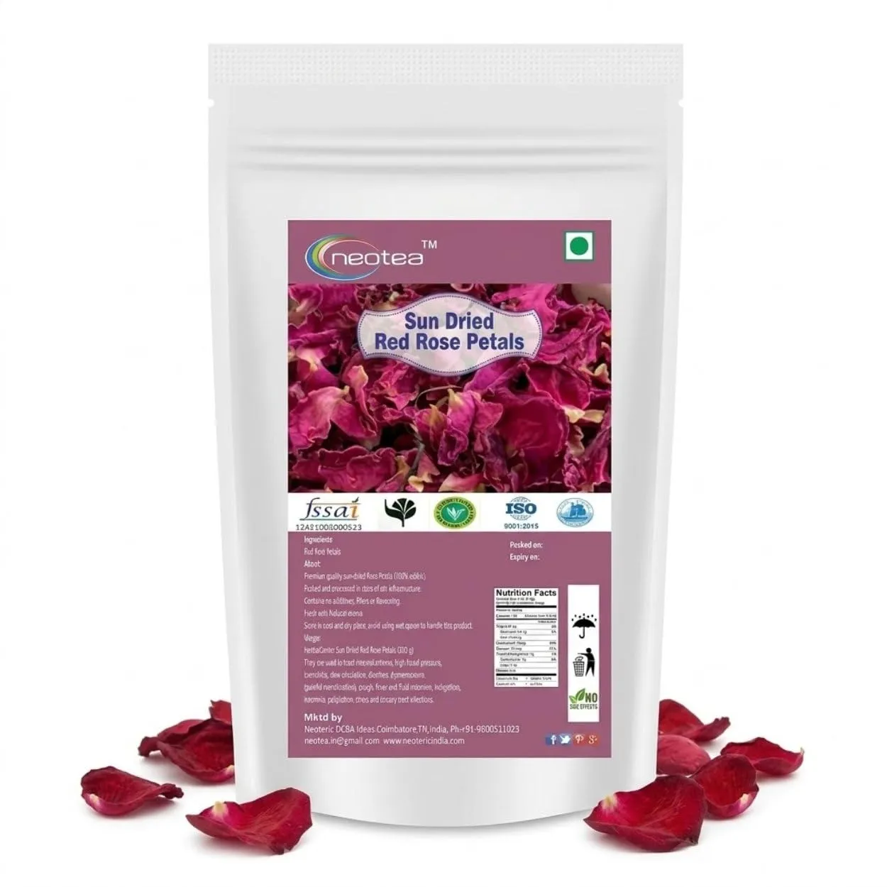 Dried Red Rose Petals 100% Natural Premium Quality Whole Rose Petals for Tea, Potpourri, Crafts, Decorations, DIY Projects, Floral Blends & Everyday Home Use