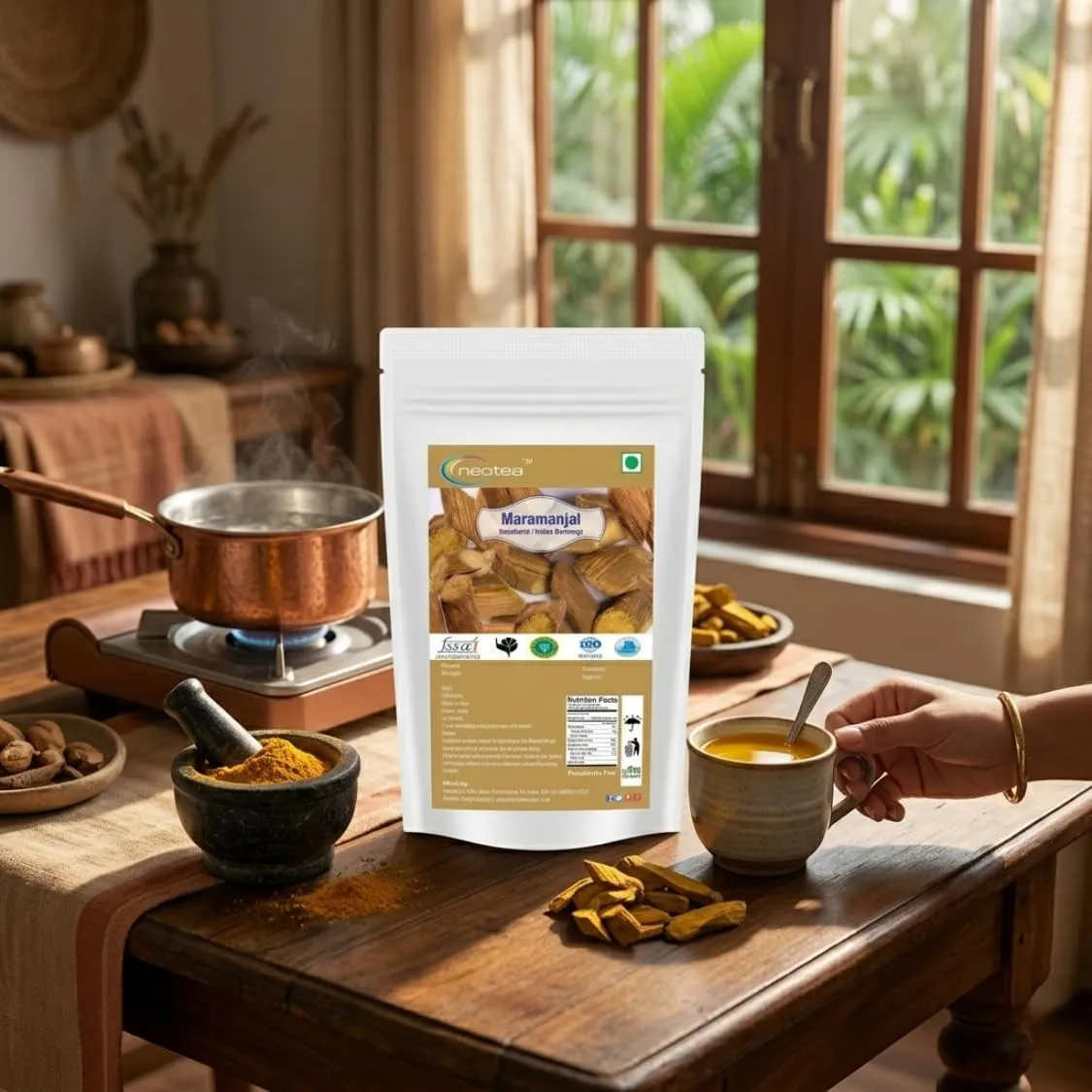 Maramanjal Raw Herbal Whole Dried Herb | Natural Maramanjal Herb Pieces | Traditionally Used Botanical Ingredient | Carefully Cleaned & Packed | For Traditional Herbal Preparations