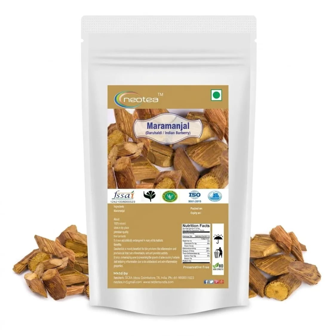 Maramanjal Raw Herbal Whole Dried Herb | Natural Maramanjal Herb Pieces | Traditionally Used Botanical Ingredient | Carefully Cleaned & Packed | For Traditional Herbal Preparations