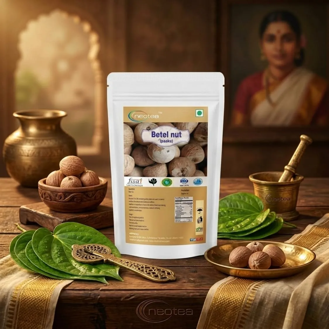 Pakku Areca Nut | Natural Dried Betel Nut Pieces | Traditional Indian Areca Nut for Paan & Cultural Preparations | Carefully Selected, Clean & Hygienically Packed | Premium Quality