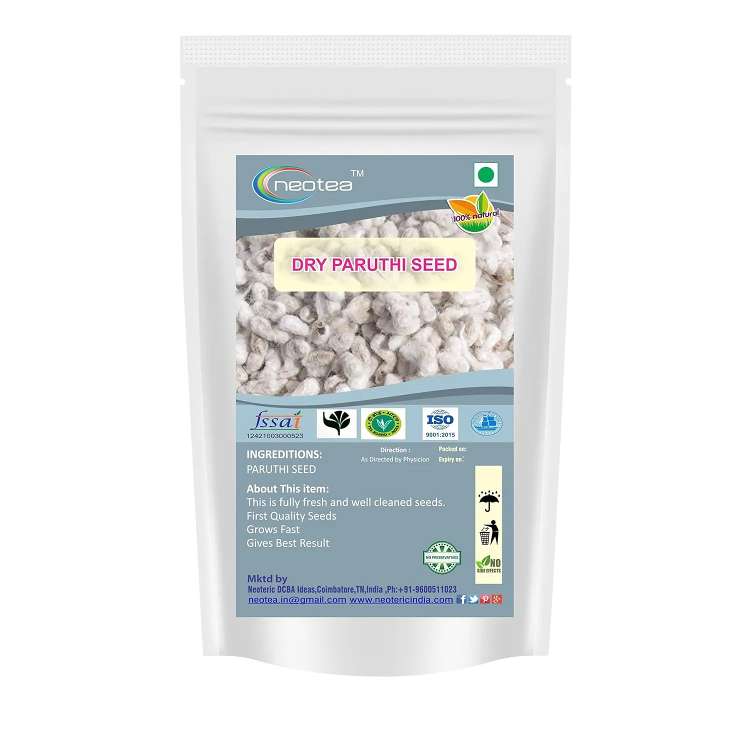Cotton Seeds (Raw Herbal Seeds) | Natural Whole Cotton Seed | Unprocessed Herbal Seed for Traditional & Everyday Use | Carefully Cleaned and Packed | 100% Natural
