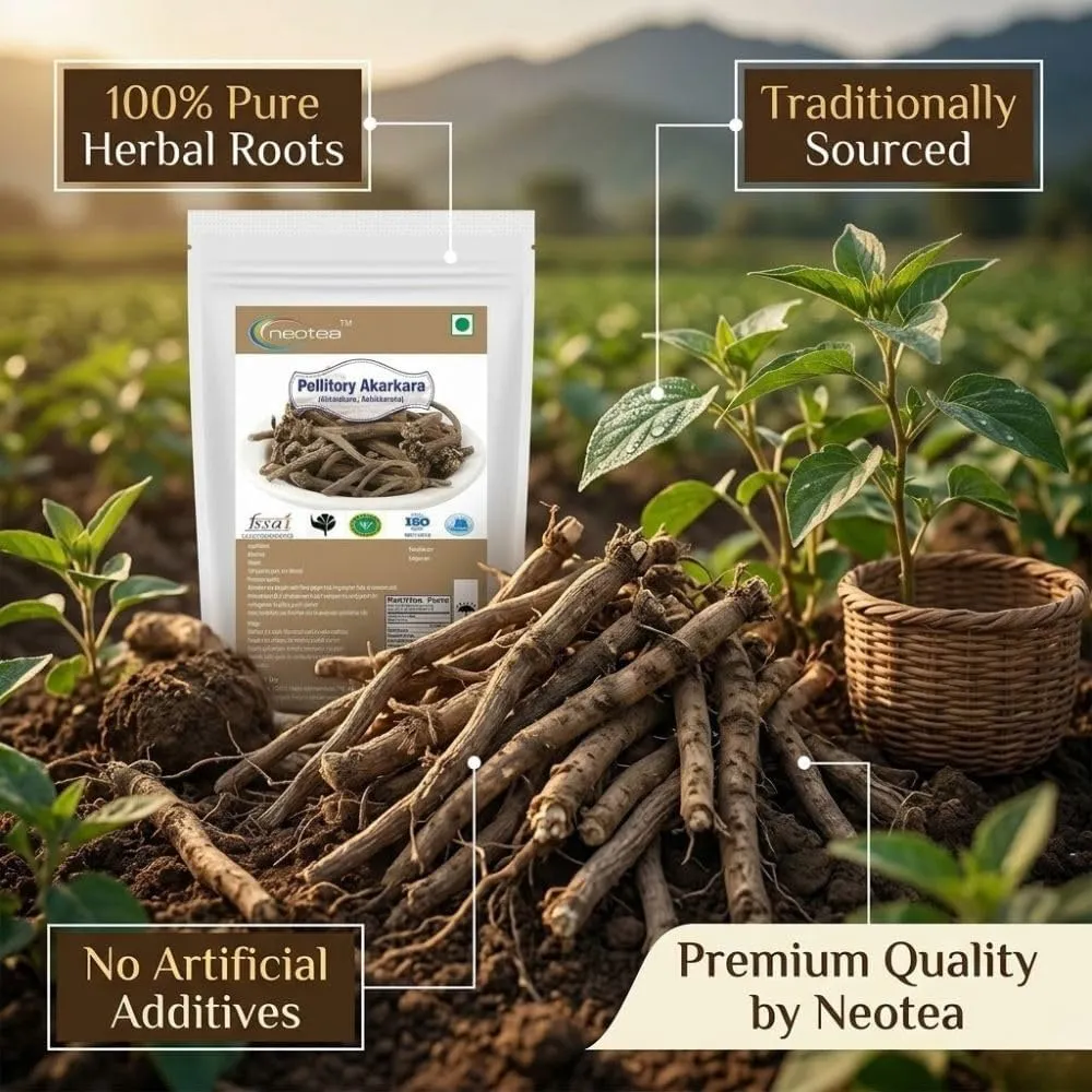 Akarkara Whole Dried Root | Raw Herbal Akarkara Root | Naturally Sourced & Carefully Cleaned Herb | Traditional Herbal Ingredient for Everyday Use | Premium Quality