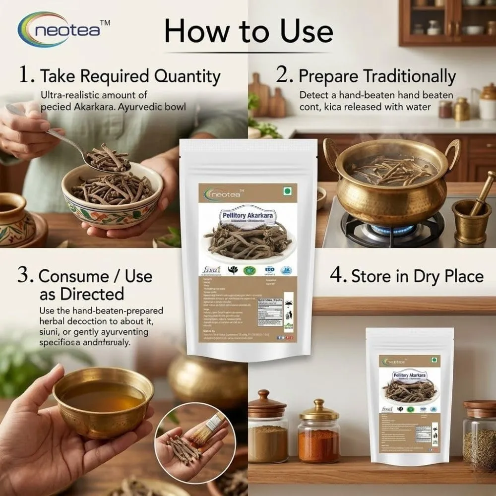 Akarkara Whole Dried Root | Raw Herbal Akarkara Root | Naturally Sourced & Carefully Cleaned Herb | Traditional Herbal Ingredient for Everyday Use | Premium Quality