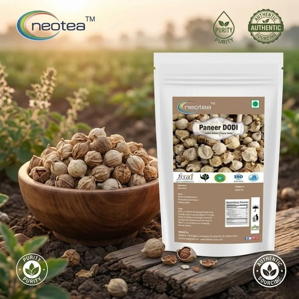 Paneer Dodi Raw Herb | Paneer Dodi Whole Dried Herb | Withania coagulans Dried Fruits | Traditional Indian Herbal Ingredient | Naturally Dried & Carefully Packed
