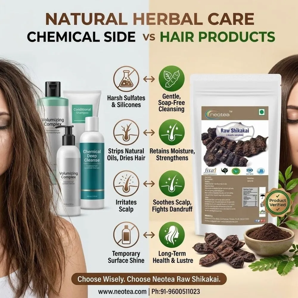 Shikakai Raw Herbal Pods | Natural Shikakai Fruit for Traditional Hair Care Routines | Whole Dried Shikakai Pods | Unprocessed Herbal Ingredient | Carefully Packed