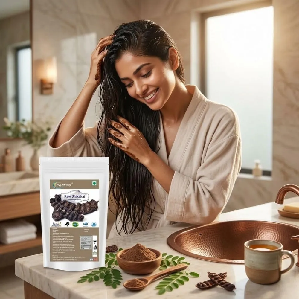 Shikakai Raw Herbal Pods | Natural Shikakai Fruit for Traditional Hair Care Routines | Whole Dried Shikakai Pods | Unprocessed Herbal Ingredient | Carefully Packed