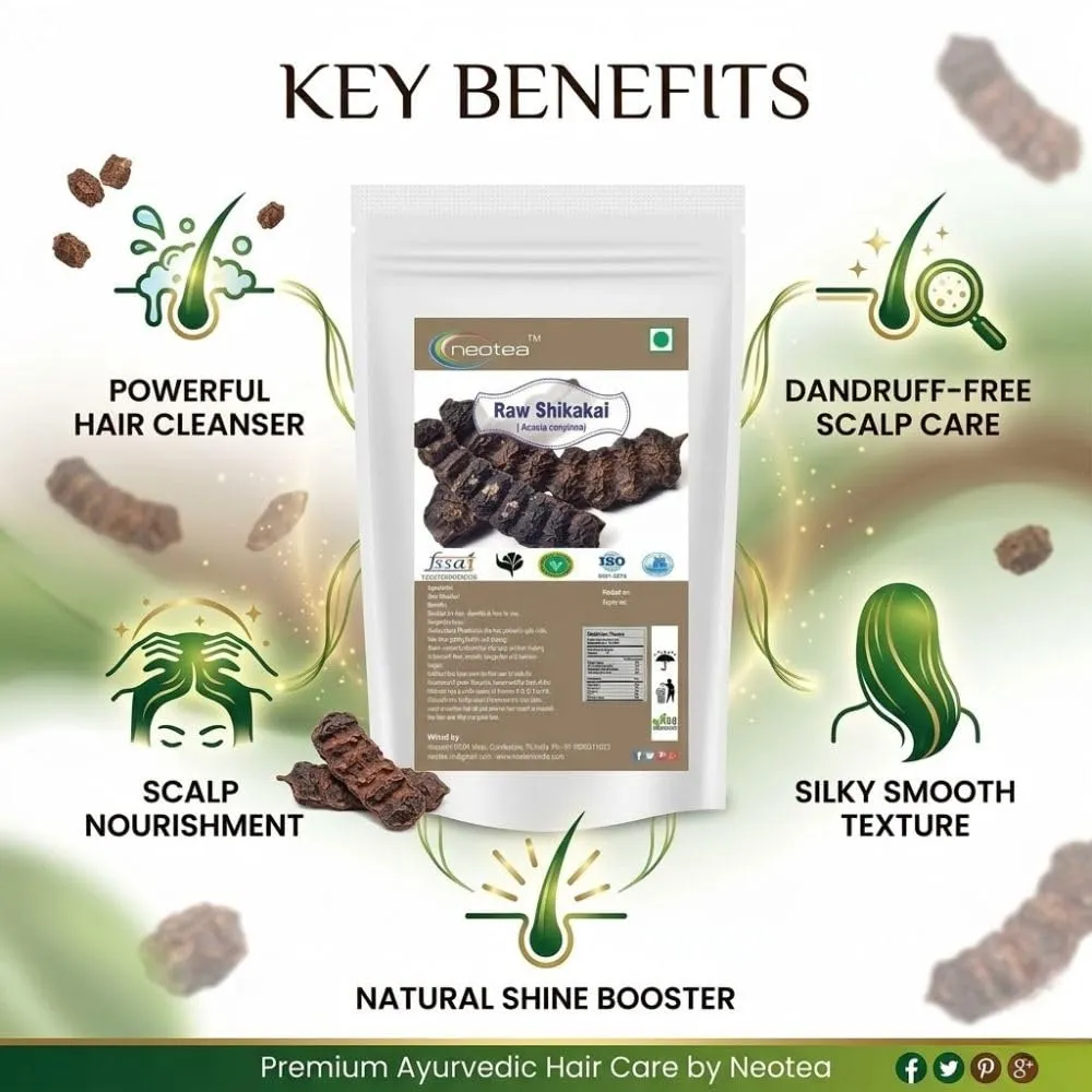Shikakai Raw Herbal Pods | Natural Shikakai Fruit for Traditional Hair Care Routines | Whole Dried Shikakai Pods | Unprocessed Herbal Ingredient | Carefully Packed