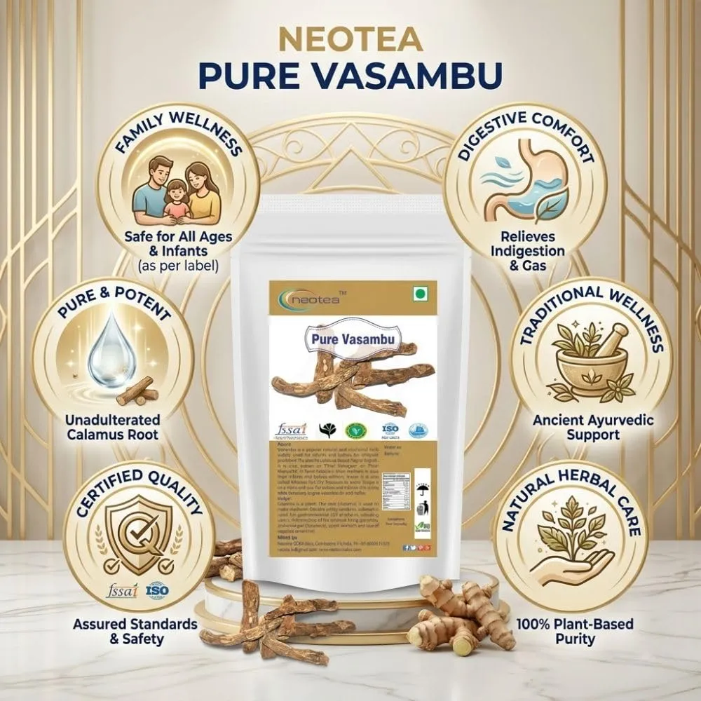 Vasambu Whole Dried Herb | Raw Vasambu Root (Acorus Calamus) | Traditional Herbal Ingredient | Naturally Dried & Carefully Packed | For Traditional Home Use & Herbal Preparations