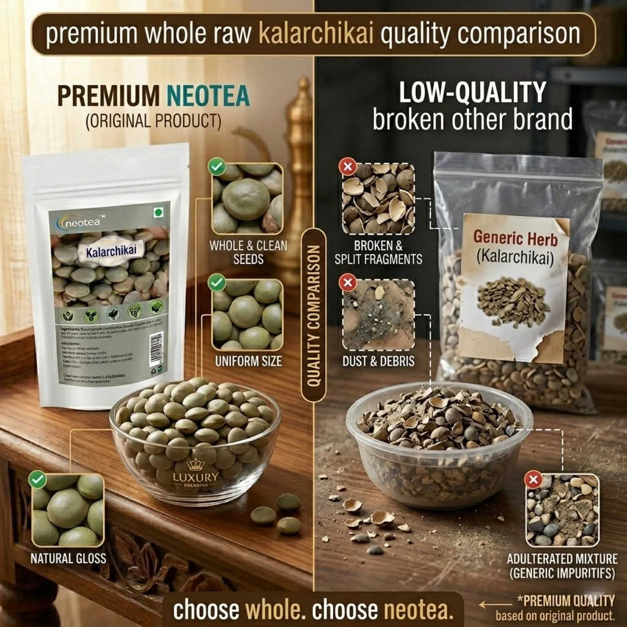 Kalarchikai Whole Raw Herb | Natural Dried Kalarchikai Seeds | Traditional Herbal Ingredient for Everyday Use | Carefully Cleaned and Packed | Premium Quality