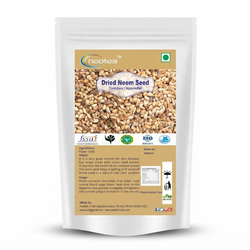 Dried Neem Seeds | Whole Raw Neem Seeds | Naturally Dried Herbal Seeds | Unprocessed Neem Seed for Traditional Uses, Gardening & Everyday Herbal Practices | No Added Preservatives