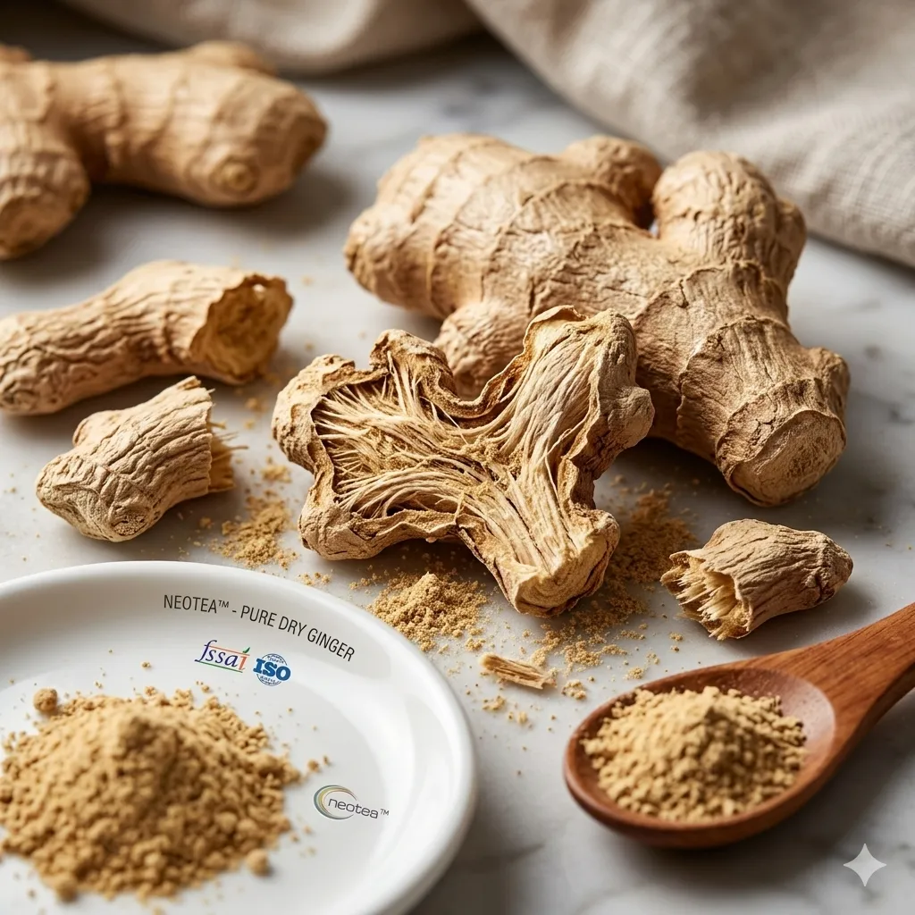 Dry Ginger (Sukku) Whole Dried Ginger | Naturally Dried Ginger Pieces | Aromatic Herbal Ingredient for Traditional Recipes, Herbal Drinks, Tea & Home Use | Premium Quality