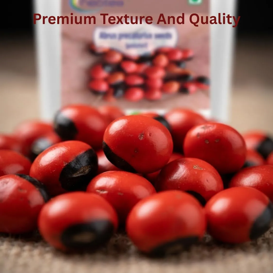 Gundumani Raw Herbal Seeds (Abrus precatorius) | Whole Natural Gundumani Seeds | Traditional Herbal Raw Ingredient | Carefully Selected & Cleaned | For Traditional & Craft Use