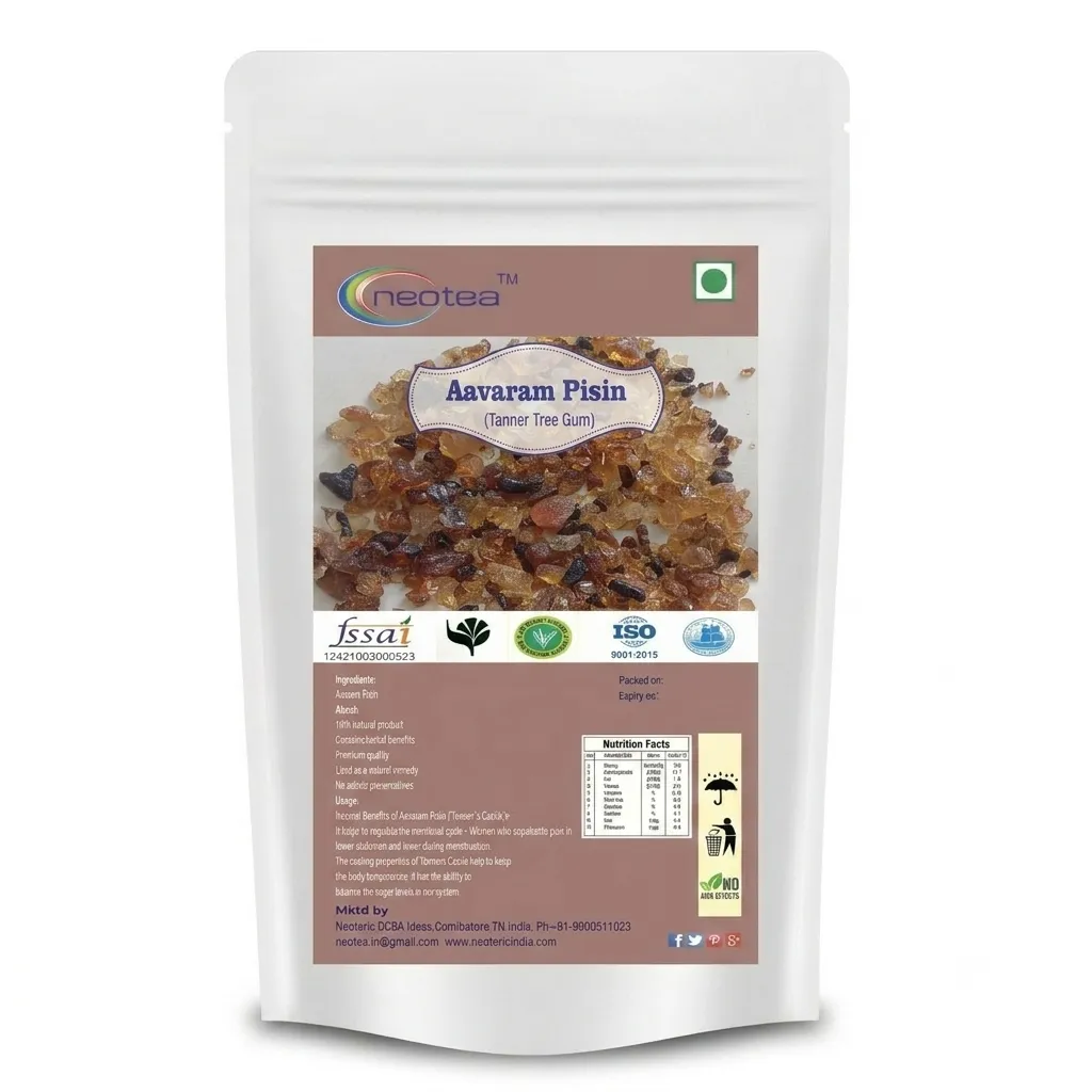 Aavaram Pisin (Tanner Tree Gum) Raw Herbal Resin | Natural Aavaram Pisin Gum | Traditional Indian Herbal Ingredient | Whole Raw Form for Traditional Use, Home Preparations & Herbal Practices