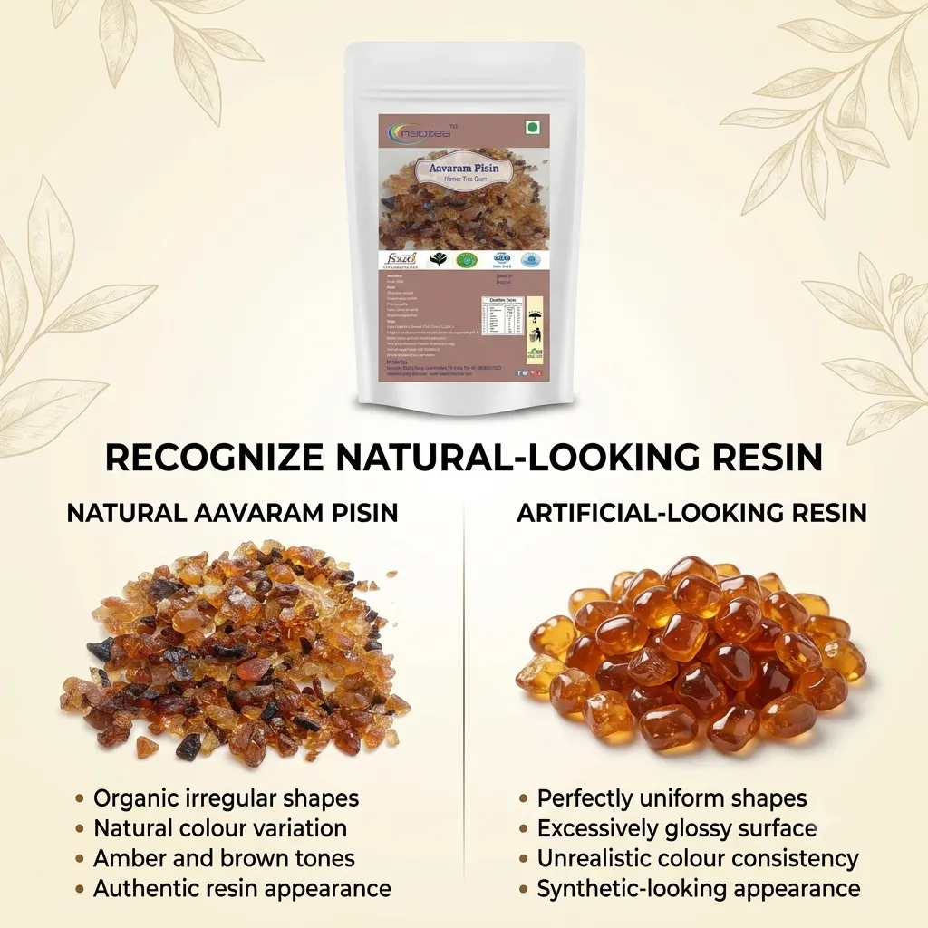 Aavaram Pisin (Tanner Tree Gum) Raw Herbal Resin | Natural Aavaram Pisin Gum | Traditional Indian Herbal Ingredient | Whole Raw Form for Traditional Use, Home Preparations & Herbal Practices