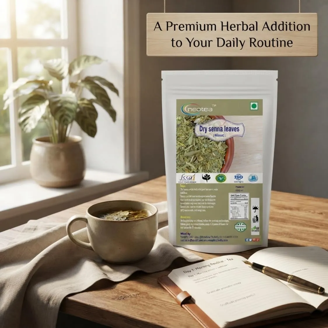 Dry Senna Leaves (Nilavarai) | Natural Dried Senna Leaf | Whole Herbal Leaves | Cassia Angustifolia Leaves | Traditional Herbal Ingredient for Home Herbal Preparations | 100% Natural