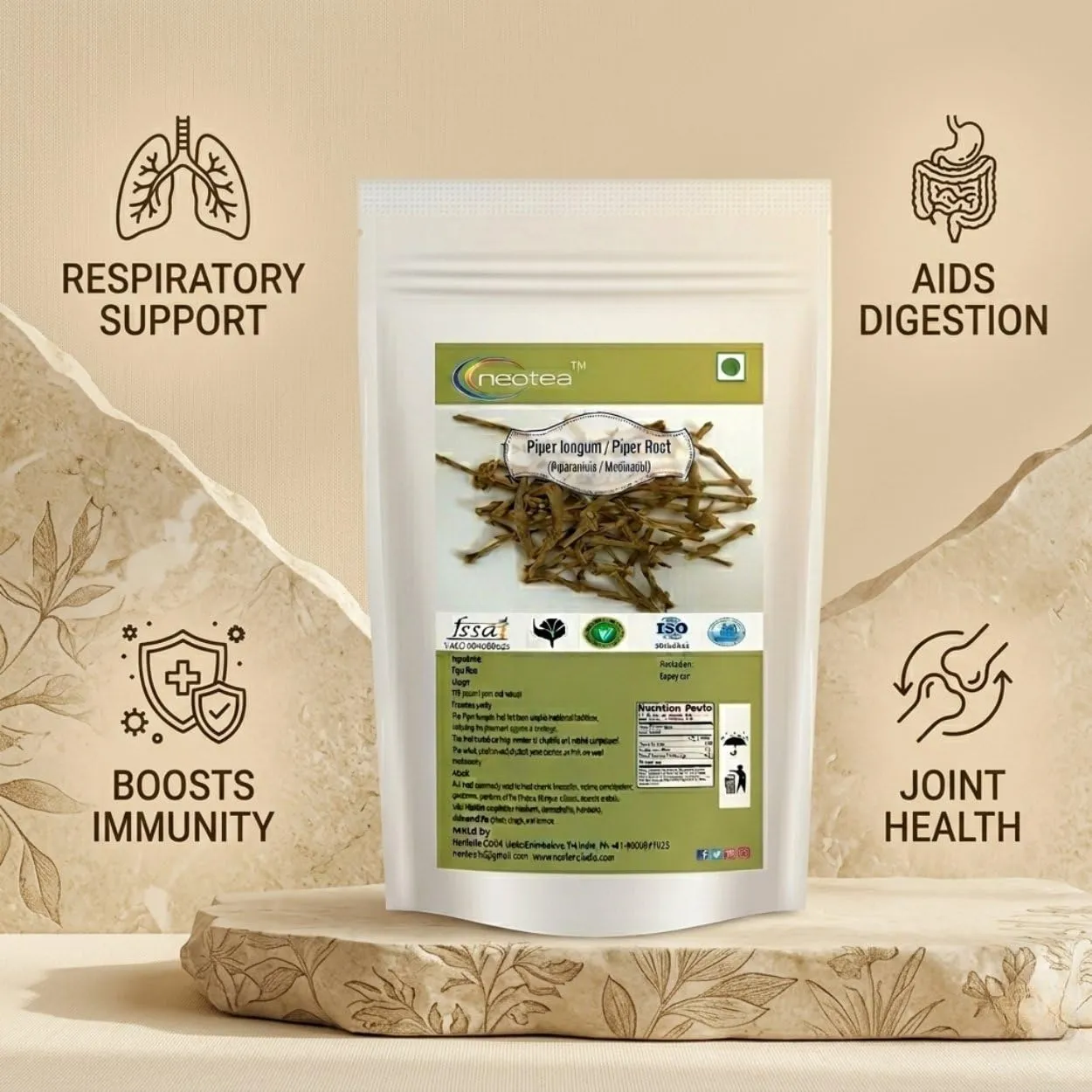 Kandatippili Raw Herb (Piper Longum)| Traditional Indian Herbal Ingredient | Natural Dried Kandatippili Sticks for Herbal Preparations, Home Remedies & Traditional Wellness Practices