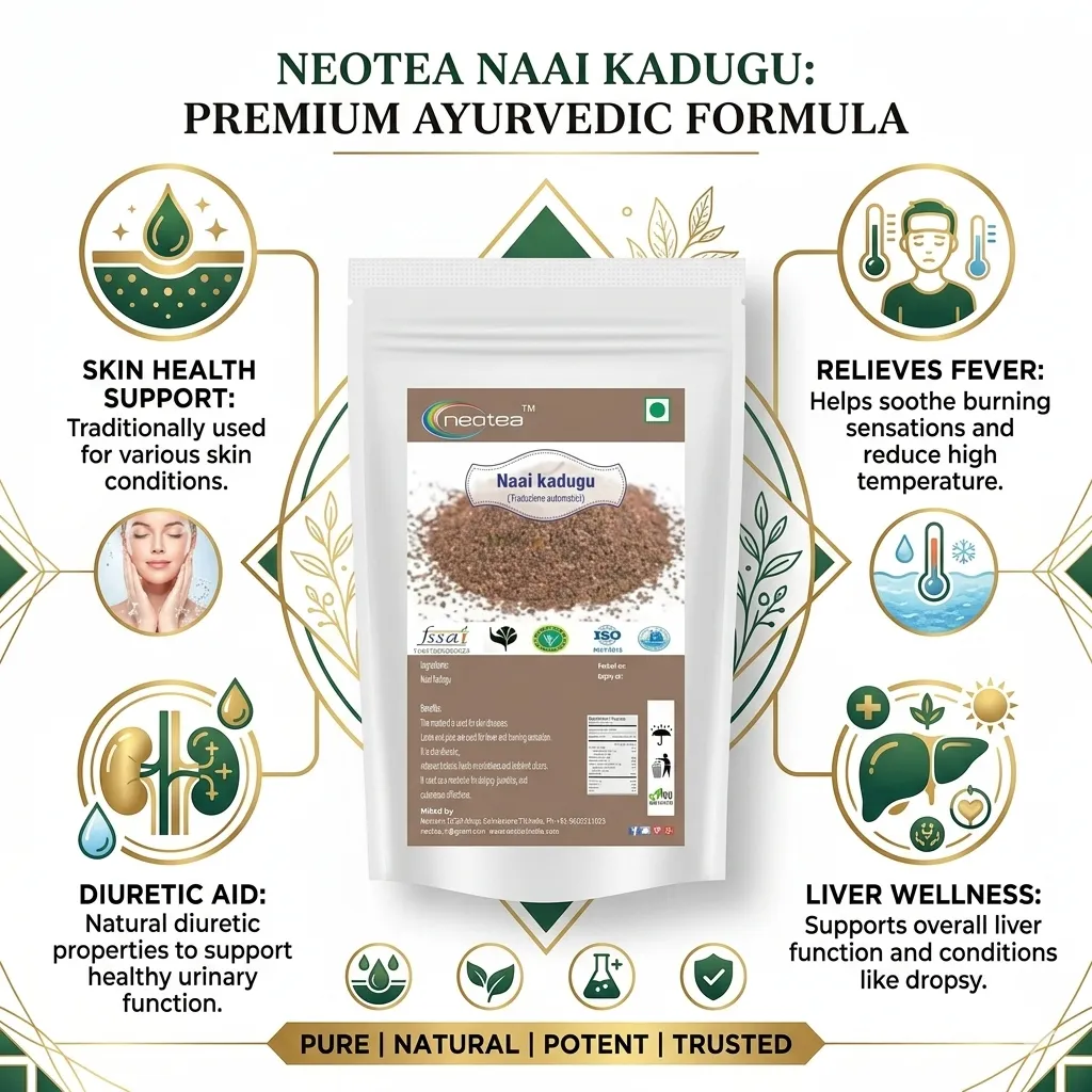 Naai Kadugu Raw Herbal Seeds | Traditional Indian Herb | Whole Naai Kadugu Seeds for Traditional Home Use | Natural Dried Herbal Ingredient