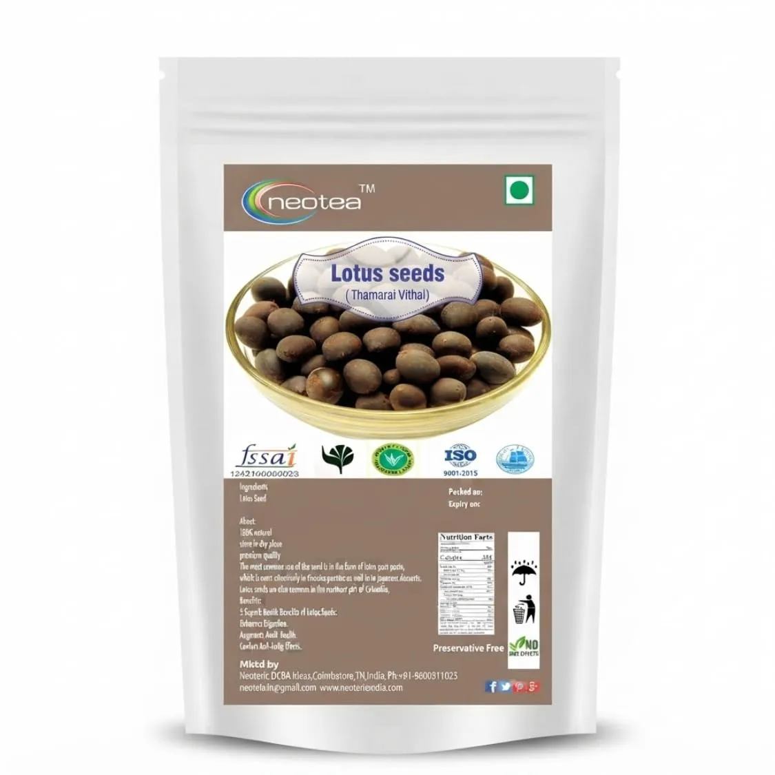 Lotus Seeds Raw Herbal Whole Seeds, Natural Dried Lotus Seed, Premium Quality Makhana Alternative for Traditional Uses, Cooking, Herbal Preparations and Daily Kitchen Use